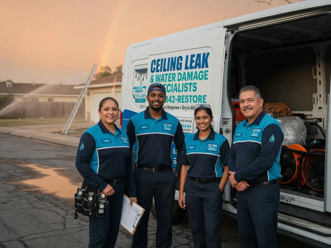 Ceiling Leak Cleanup company in Brule, WI