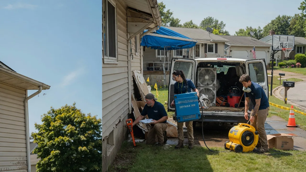 Ceiling Leak Cleanup in Brule, WI near me